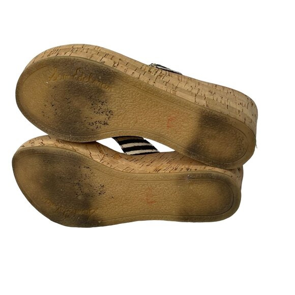 Sam Edelman 6 Romy zebra thong wedges - Picture 9 of 9